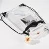 Waterproof Transparent PVC Drawstring Backpack with Logo Printing