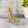 Functional Sand Timer Keychain Hourglass  Brass Steampunk For Halloween, Perfect Gift for Friends
