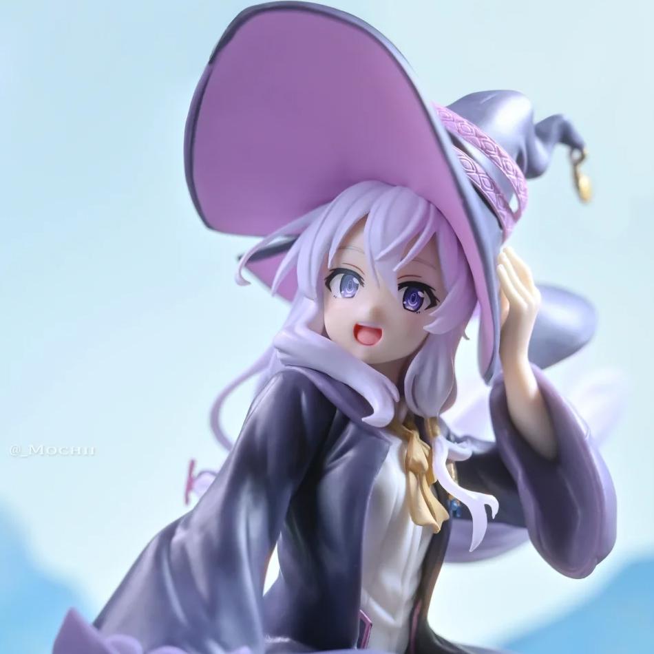 Anime Vandrende Heks: Elainas reise 19 cm Elaina PVC actionfigur modell leker for barn festgaver