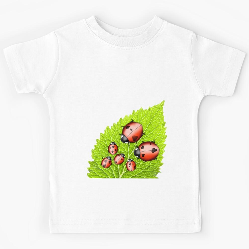 Leafy Love Bugs Kids T-Shirt 140