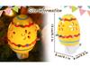 Easter Bunny Resin Craft with Flashing Lights for Kids' Room Decor