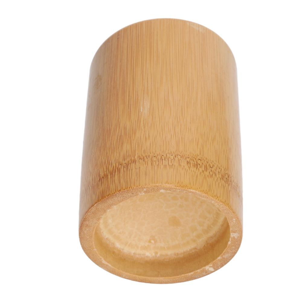 Cylinder Cylinder Bamboo Tool Holder Bathroom Toothbrush Cosmetic Brush Organizing