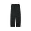 Cotton Straight Pants Black 4568