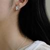 oar Rough Flower Earrings