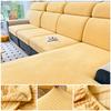 Jacquard Sofa Cover Adjustable Removable Sofa Seat Cushion Cover Polar Fleece Stretch Washable L Shape Corner Sofa Slipcovers
