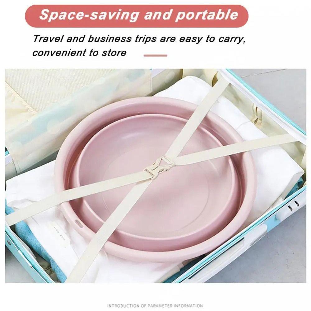 Lightweight Collapsible Basin Foldable Laundry Tub Multi-Size Large Washbasin  Hiking