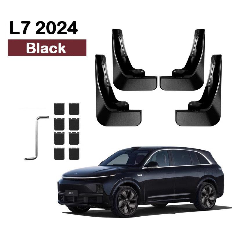 For Lixiang L6 L7 2024 Car Non-destructive Baking Paint Mudguards Front & Rear Wheels Splash Proof Fenders Auto Accessories