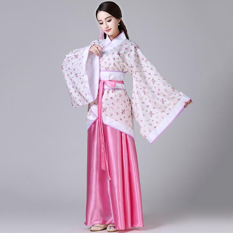 Chinese Ancient Traditional Costume Woman Tang Dynasty Dress Fairy Cosplay Hanfu