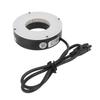 Microscope LED Ring Light Illuminator Adjustable 90 Degree Angle Light Source for Industrial Binocular Stereo Microscope