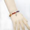 Colorful Stone Beaded Leaf Bracelet - Trendy Accessory