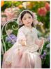 Spring & Autumn 2025 Hanfu Vest Dress Set: Fairy Princess Chinese Style for Girls