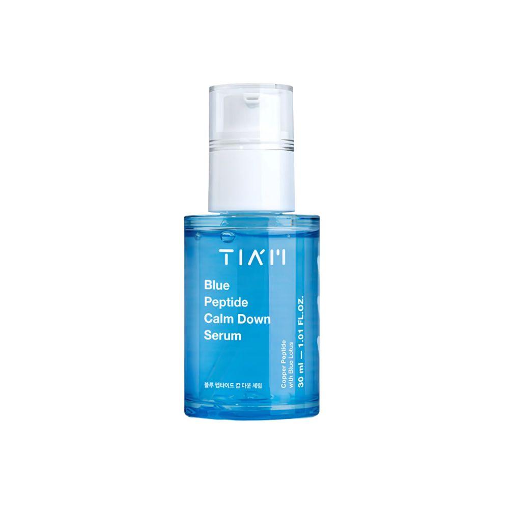 TIAM Blue Peptide Calm Down Serum 30ml with Guaiazulene and Peptides for Thermal Relief Calming and Barrier Repair