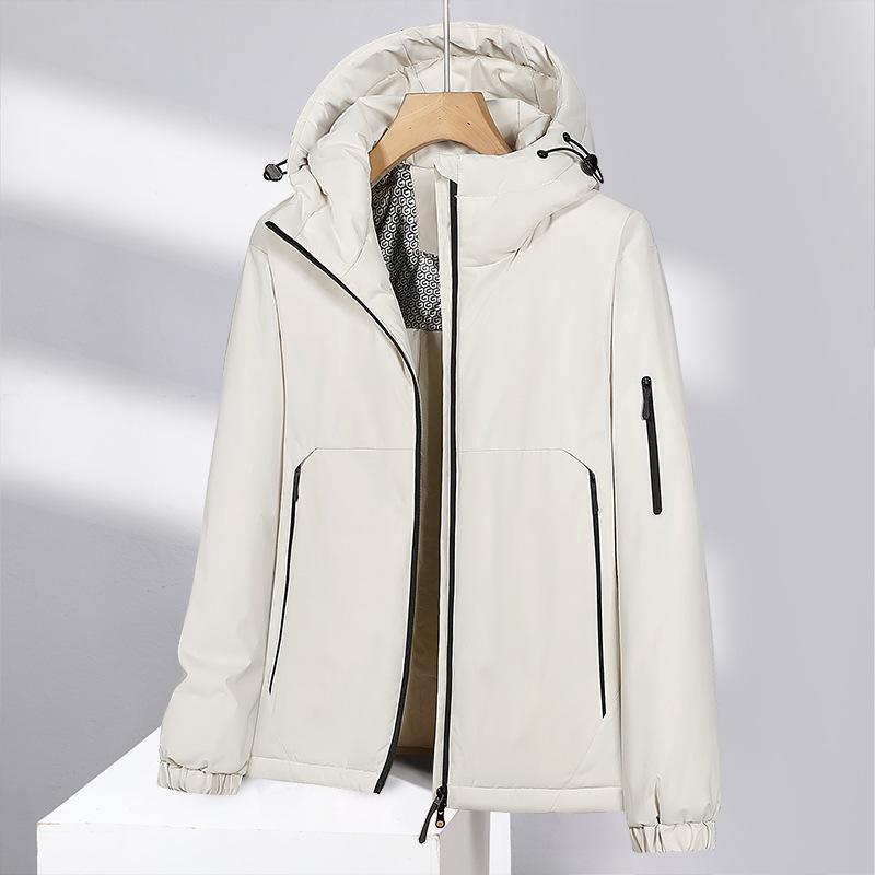 Men's Trendy Loose-Fit Graphene Hooded Winter Puffer Jacket