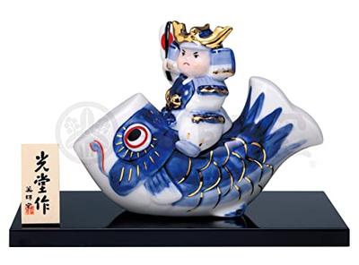 [Yakushi Kiln] May Doll, Made In Japan, Ceramics, Dyed Nishiki, Carp Streamer General