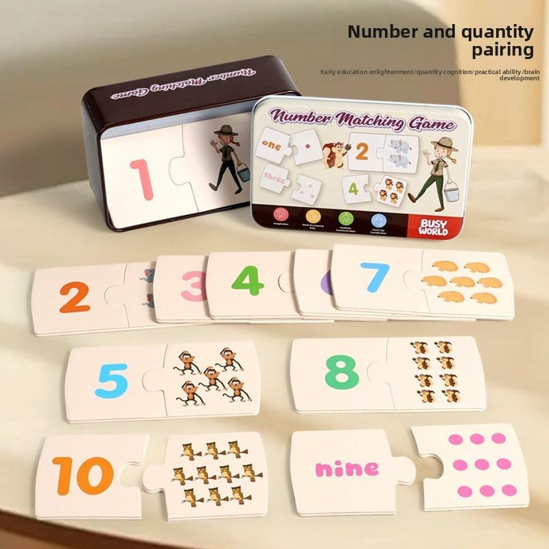 

Wooden Number Puzzle For Kids Educational Math Toy For Early Learning