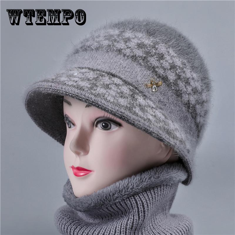 

1pc Women s Fleece-Lined Beret Hat - Thickened Windproof Winter Cap with Floral Button, Elastic Stretch Fit for Indoor Outdoor Biking ONLY HAT