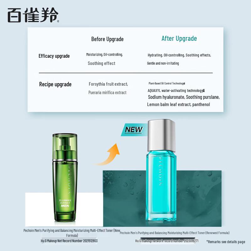 Pechoin Men's Net-Balancing Moisturizing Toner