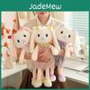 Adorable Snow Bunny Plush Toy Soft Cuddly Rabbit Doll Perfect Girls Gift Huggable Pillow