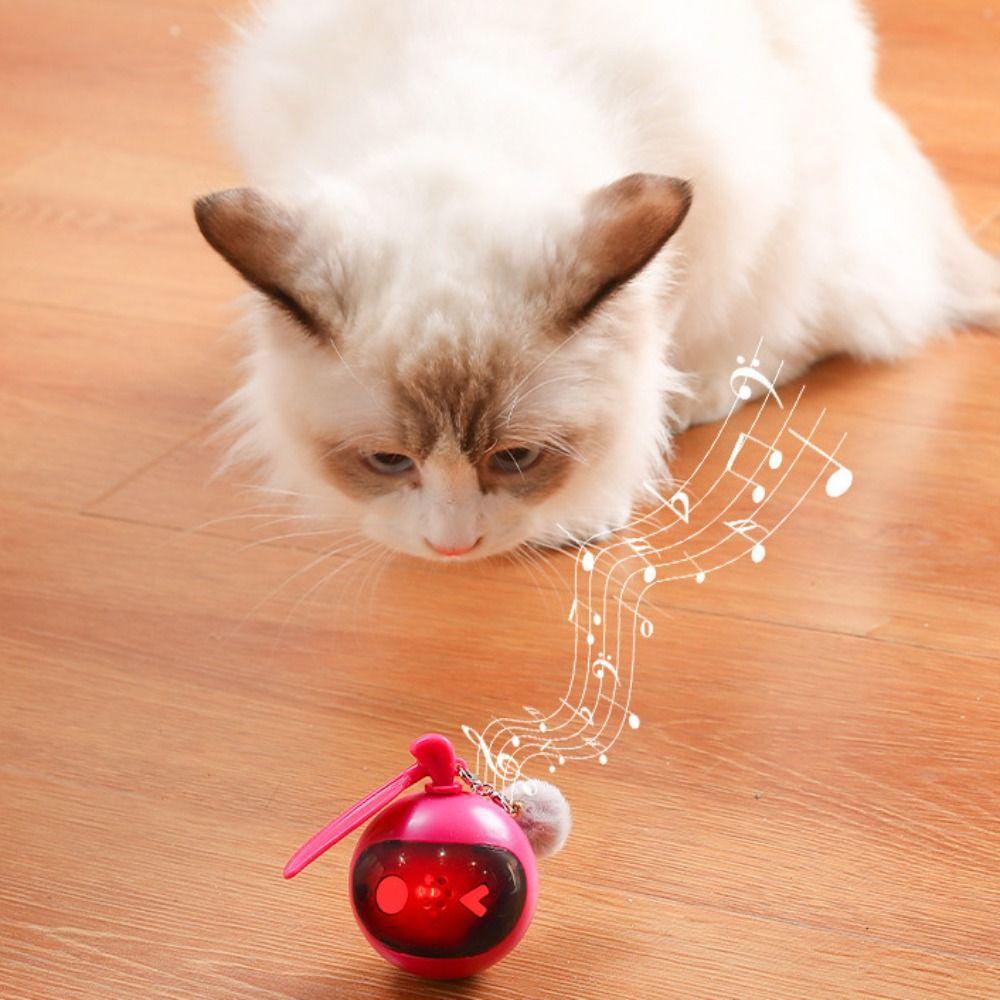 Touch Activated Self-rolling Ball Toy USB Automatic Moving Ball Smart Electric Cat Toy Indoor