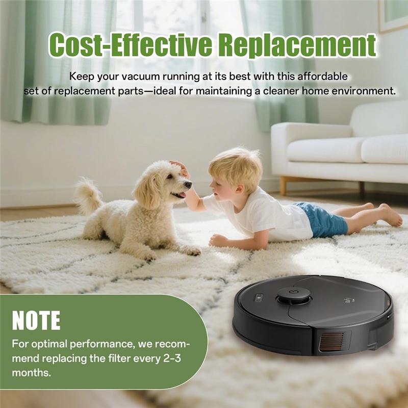A65T-For Eufy X8 Pro Replacement Filters Eufy Replacement Brushes Eufy X8 Robot Vacuum Brush