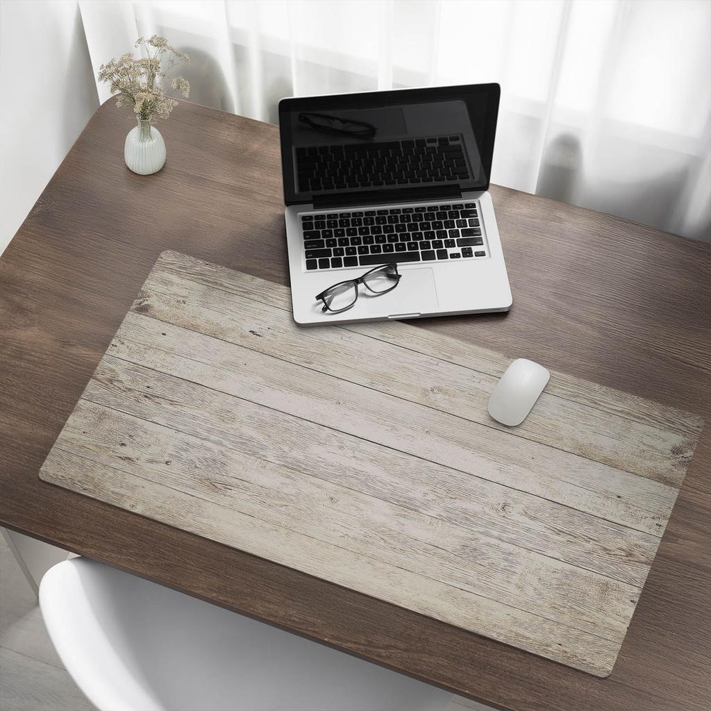 Anti-Slip Mat for Mouse and Keyboard Wooden Texture 100X50 Cm
