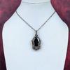 Shungite pendant copper wire wrapped pendant handmade pendant dainty copper jewelry natural gemstone pendant gifts for mom brand new jewelry