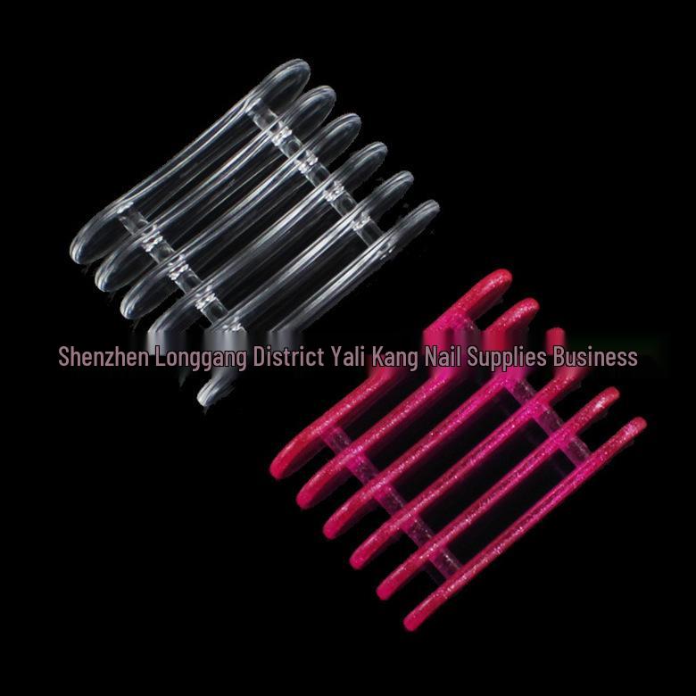 Nail Art Brush Holder: 5-Slot Acrylic Pen Rest Organizer