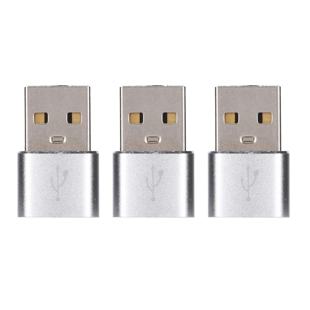3PCS U Disk Adapter USB To TypeC Adapter USB C Female To USB Male Adapter  Computer Use