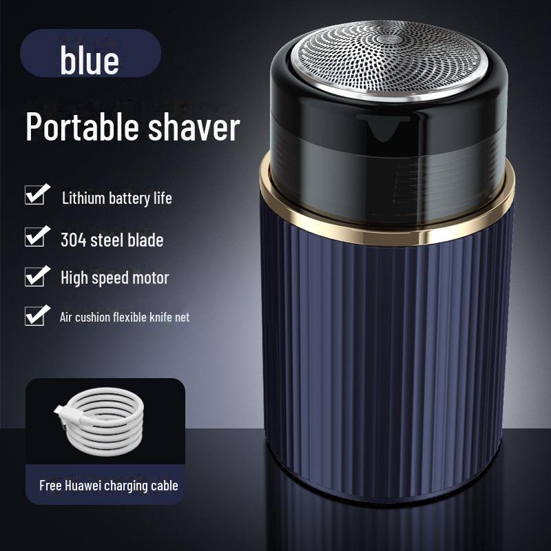 Rechargeable Mini Electric Shaver with LED Display for Travel
