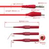 22PCS Back Probe Kit 4mm Banana Plug To Copper Alligator Clip Automotive Test Leads Set Wire Piercing Probes For Car Repair