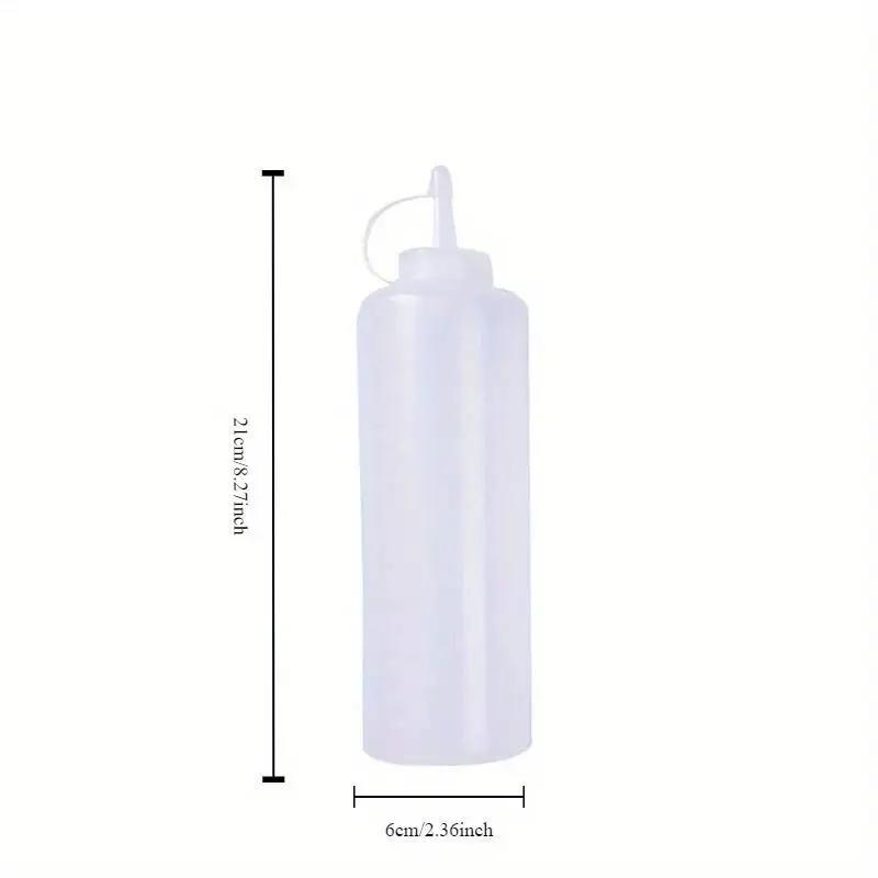 New Kitchen Convenience Tools Plastic Squeeze Bottle Condiment Dispenser Mustard Ketchup Sauce Vinegar Accessories Supplies