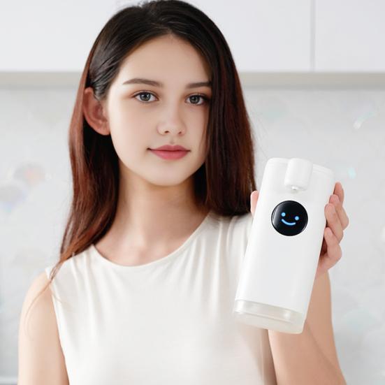 Automatic Foaming Soap Dispenser 350ml Rechargeable Soap Dispenser with 20-Second LED Timer Touchless Smart Hand Soap Dispenser