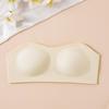 Women Strapless Invisible Push Up Seamless Non Slip Back Beauty Bandeau Bra