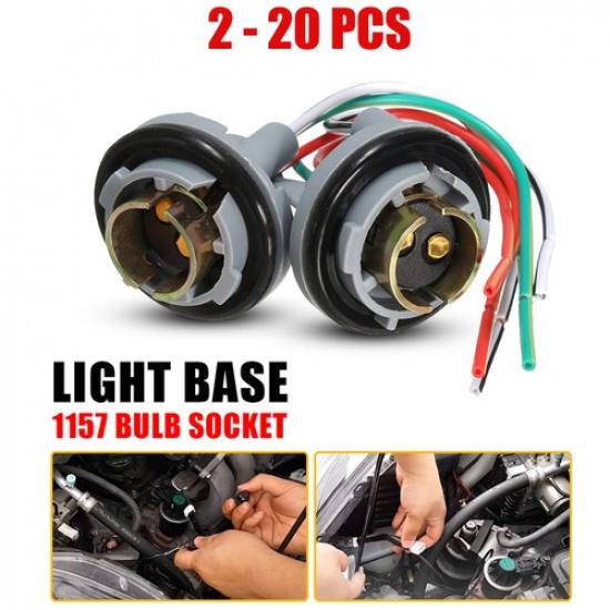 Universal Female Pigtail Socket Wire U 1157 Two Harness Signal Turn Front 2-20X 2PCS