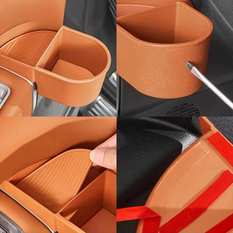 Cup Holder Adapter For Byd Leopard 7 2025 2026 Accessories Car Door Cup Holder Bottles Expander Organizer with Coaster
