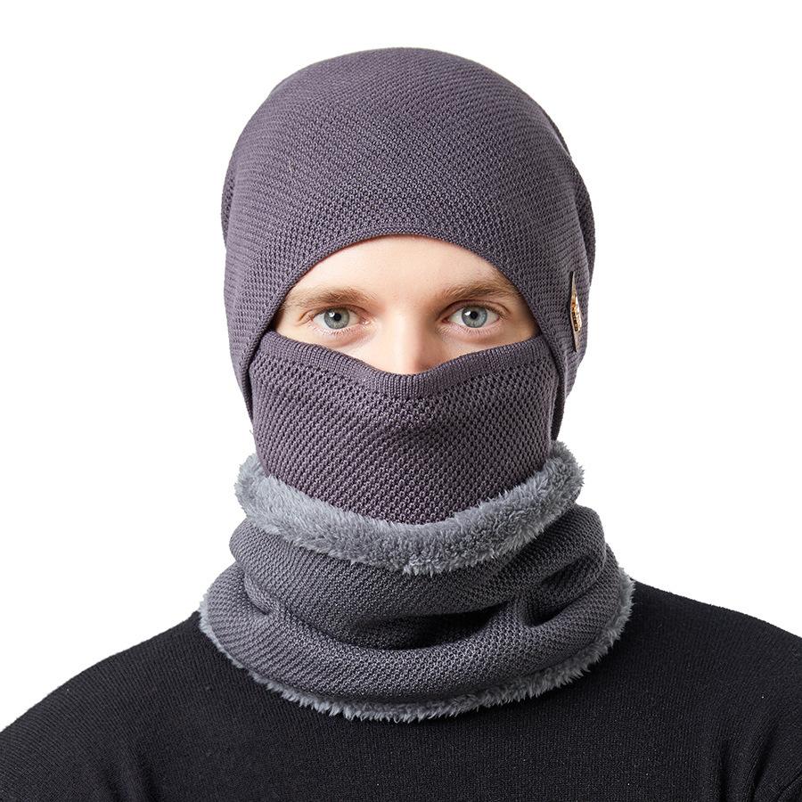 Парная вязаная шапка — фото 6