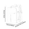 Business Backpack Oxford Cloth Work Bag for 16" Computer Airlines Office Travel