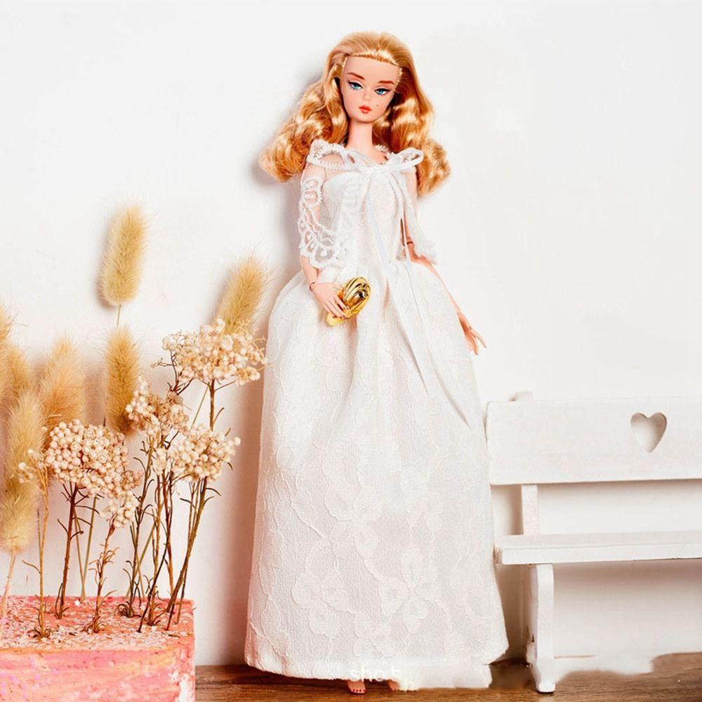 European Fashion White Lace Dresses Suit  For 30cm Doll/for 1/6 BJD Dolls/for 11.5" Doll