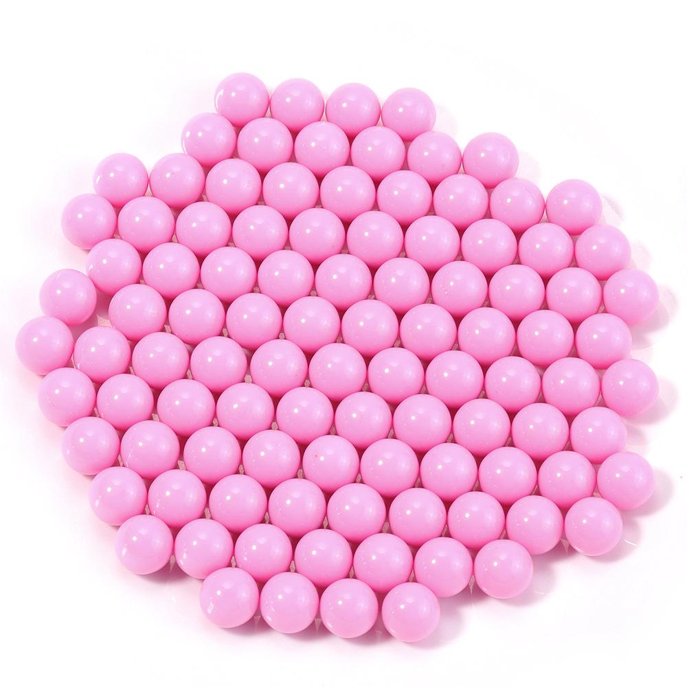 Acrylic Candy Macaron Solid Round Beads for DIY Jewelry and Epoxy Resin Crafts