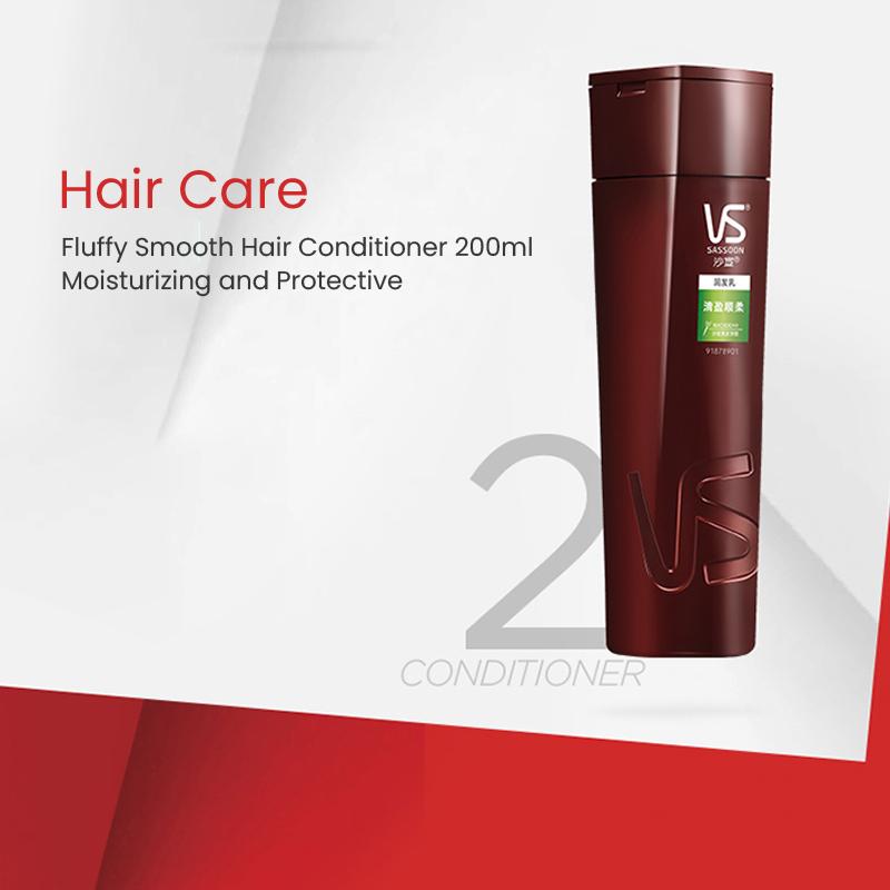 VS Sassoon Hair Conditioner Remove Oil Lighten and Smoothen Hair Make Hair Fluffy Soft and Smooth Not Irritable Preventing Damage 200 Ml