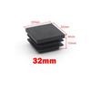 Square Plastic Black Blanking End Caps 13x13mm-120x120mm Inner Plug Cap Furniture Leg Tube Pipe Inserts Plugs Decorative Dust