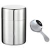 Desirable Tea Canister and Teaspoon Set, 304 Stainless Steel, Tea Caddy, Tea Caddy, Tea Storage Container, Canister, Tea Set (150g)