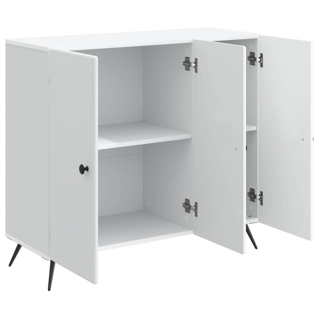 Sideboard White 89 x 34.5 x 80 cm Particleboard