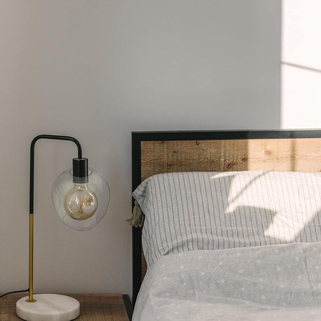 Glass Lamp Shade Lamp Cover Transparent Light Shade Round Globe Lamp Shade Lighting Fixture Replacement for Ceiling Light Bedside Table Lamp Standing