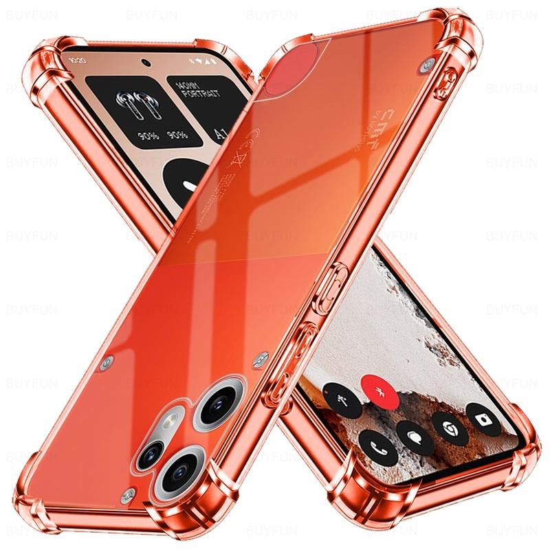 

Clear Crystal Shockproof Silicone Soft Case For Nothing CMF Phone 2 Pro 5G Transparent Back Cover On CMFPhone 2Pro CMFPhone2Pro CMF Phone 2 Pro прозорий