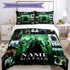 Warner Bros. Film (9) Set Biancheria da Letto Personalizzabile con Nome Copripiumino Traspirante con Federe Decorazione per la Casa Regalo di Compleanno