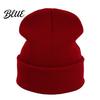 Gorro de punto de color liso de moda para invierno, unisex, gorro tipo calavera holgado clásico, gorro de invierno cálido, gorro informal para hombres y mujeres, suave