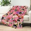 Cartoon The P-Powerpuff G-Girls Cute Blanket Plush Nap Sofa rug for Living Room Office Bedroom Birthday Home Travel Kid Gifts
