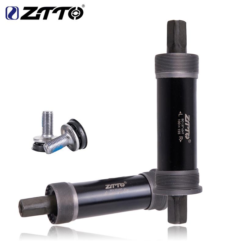 ZTTO Snow Bike 80mm 100mm BSA Bicycle Bottom Bracket 80x142 100x155 100x177mm Quare Hole Tapered Crank Axis For Fat Snow Bike ZTTO 80x142L