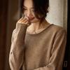 Women's Cashmere Sweater Qinghe Cashmere 30% Cashmere 70% Wool Autumn and Winter Pullover Warm and Fashionable